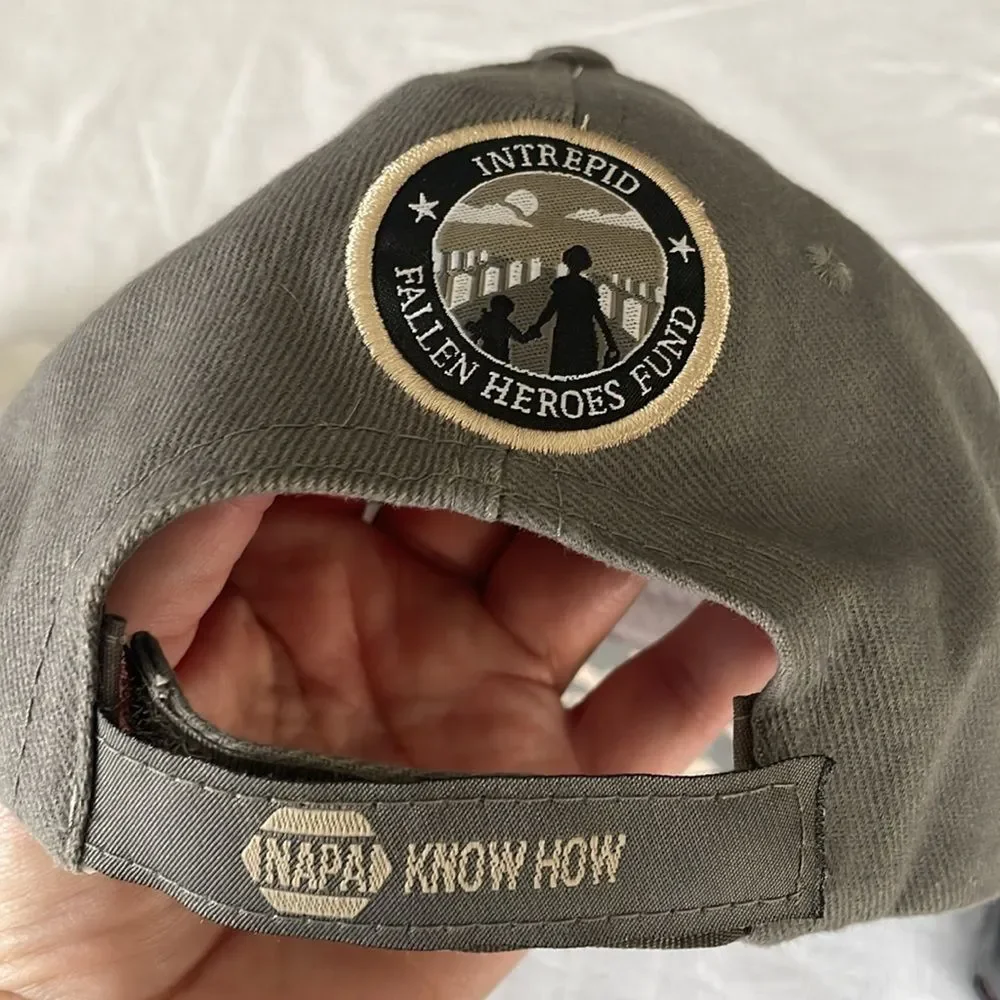Napa Racing camo hat Chase Elliot &  Ron Capps NASCAR Fallen Heroes